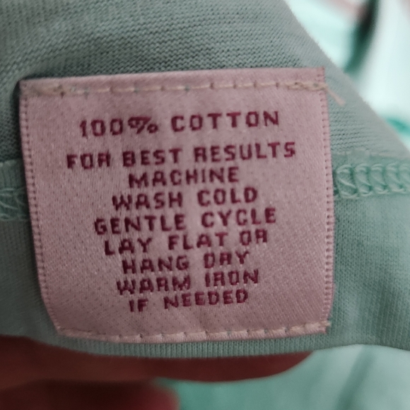 PETER MILLAR Long Sleeve Polo Shirt Womens Medium Mint Green Preppy Golf - Picture 7 of 7